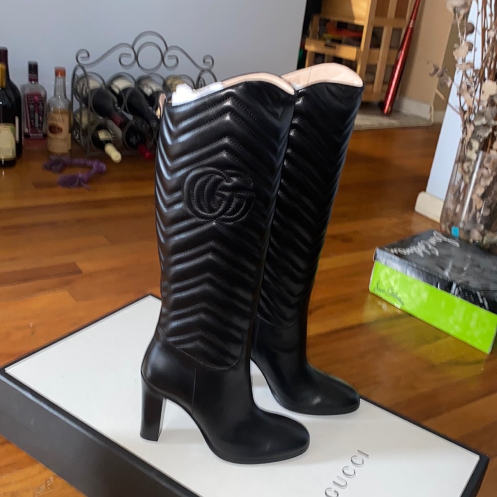 Napa charlotte knee high Gucci boots